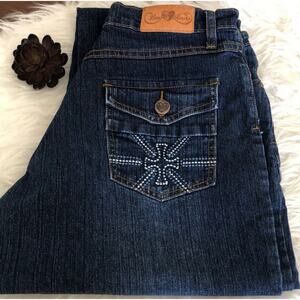 Love Rocks Jeans Women’s‎ Size 10 Dark WashMid Rise 30” Inseam Waist